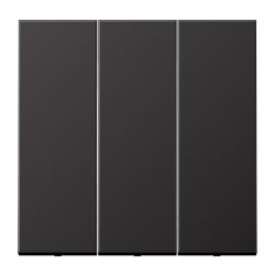 Jung Wippe 3fach, Aluminium lackiert, Serie LS, dark...