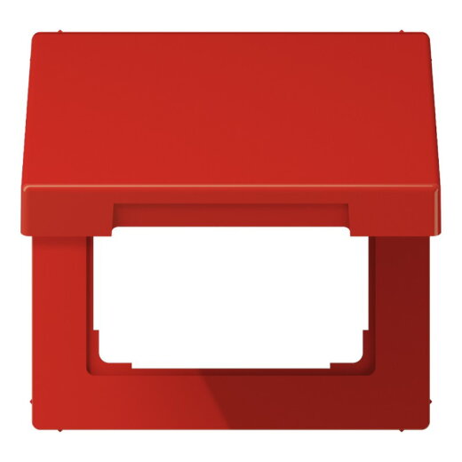 Jung Klappdeckel mit Rückstellfeder, Thermoplast, Serie LS, rot LS990BFKLRT