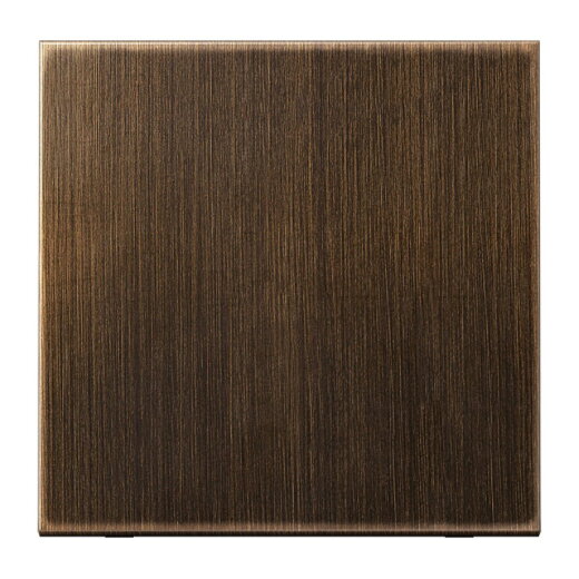 Jung LB-Management Taster 1fach, neutral, Messing, Serie LS, Messing antik ME1700AT