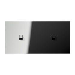 Jung Abdeckung mit Kipphebel, Kubus, 2fach, 2 x 1...