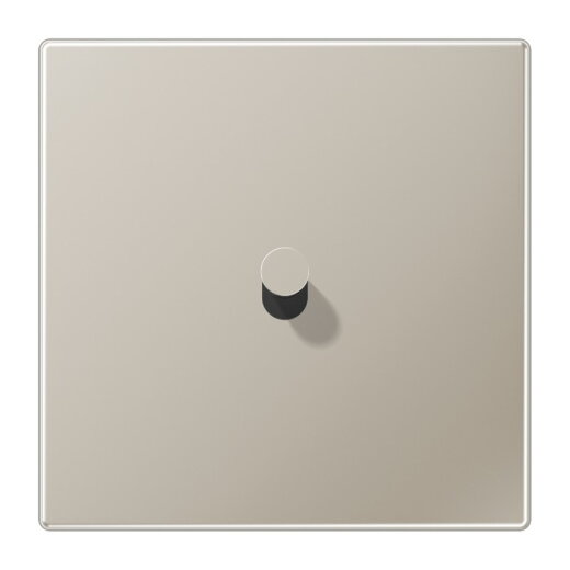 Jung Abdeckung mit Kipphebel, Kegel, 1fach, 1 Kipphebel, Serie LS 1912, Edelstahl ES12-0K1