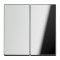Jung Wippe für Taster 2fach, Metall verchromt, Serie LS, glanzchrom GCR102