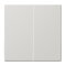 Jung Wippe für Taster 2fach, Duroplast, Serie LS, lichtgrau LS102LG