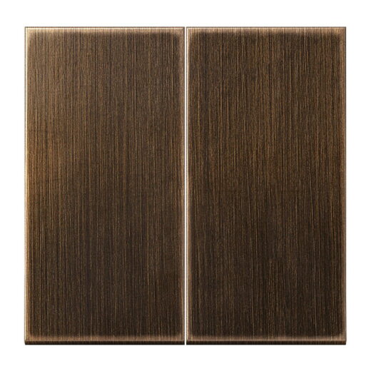 Jung Wippe für Taster 2fach, Messing, Serie LS, Messing antik ME102AT