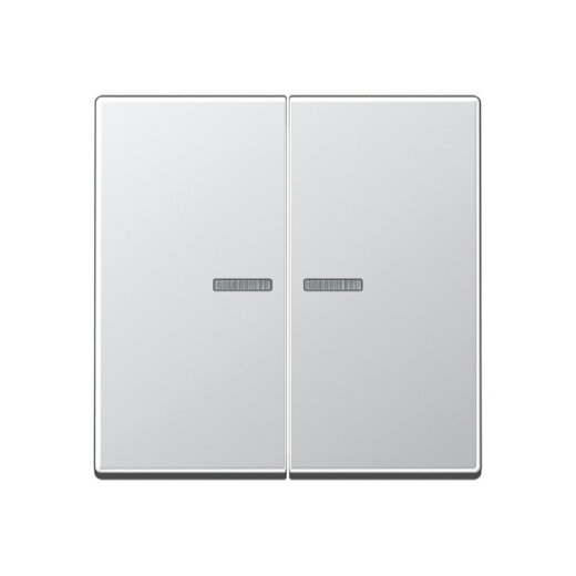 Jung Wippe mit Lichtleiter für Taster 2fach, Serie A, aluminium A102KO5AL