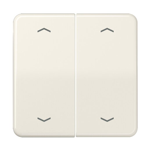 Jung Wippe, mit Pfeilsymbolen für KNX Taster, Duroplast, Serie CD, weiß CD102P