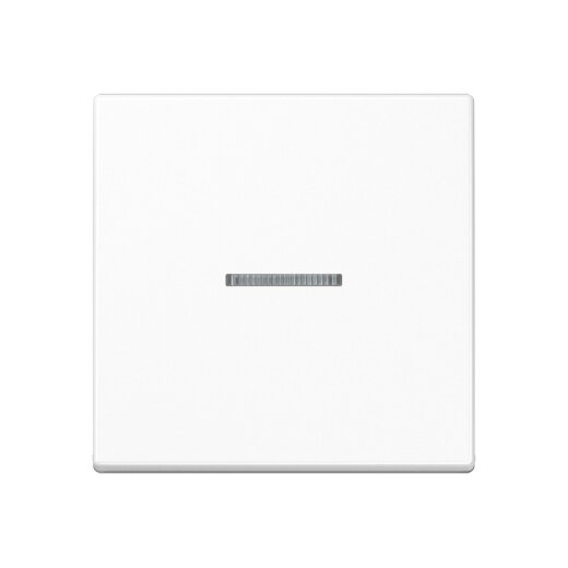 Jung Wippe mit Lichtleiter für Taster 1fach, Duroplast, Serie A, alpinweiß A101KO5WW