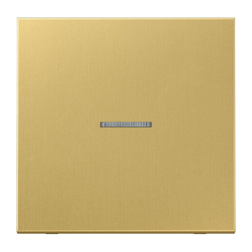 Jung Wippe mit Lichtleiter für Taster 1fach, Messing, Serie LS, Messing classic ME101KO5C