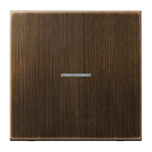 Jung Wippe mit Lichtleiter für Taster 1fach, Messing, Serie LS, Messing antik ME101KO5AT