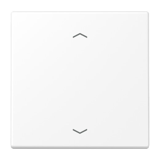 Jung LB-Management Taster 1fach, mit Pfeilsymbolen, Duroplast lackiert, Serie LS, schneeweiß matt LS1700PWWM