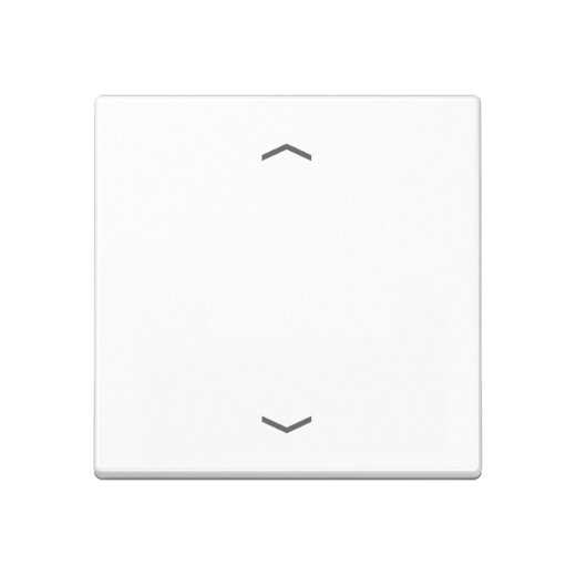 Jung Wippe, mit Pfeilsymbolen für Taster 1fach, Thermoplast, Serie A, alpinweiß A101PBFWW