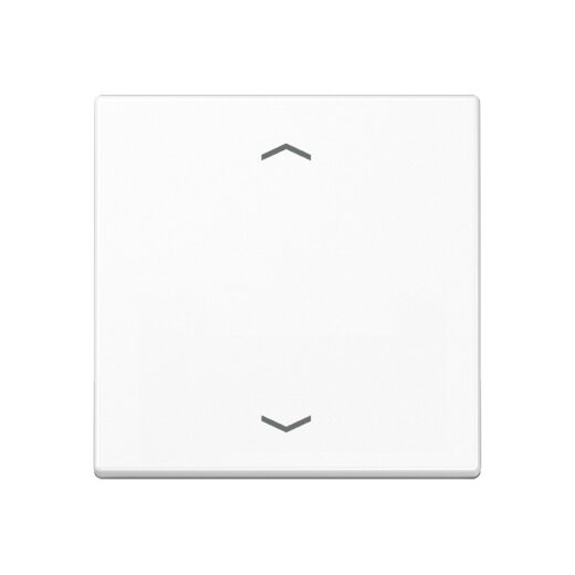 Jung Wippe, mit Pfeilsymbolen für Taster 1fach, Duroplast, Serie A, alpinweiß A101PWW