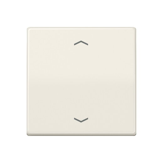 Jung Wippe, mit Pfeilsymbolen für Taster 1fach, Duroplast, Serie AS, weiß AS101P