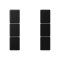 Jung Tastensatz 3fach, F50, Serie A, graphitschwarz matt A503TSASWM