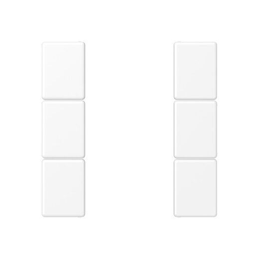 Jung Tastensatz 3fach, F50, Serie A, schneeweiß matt A503TSAWWM