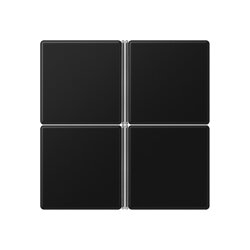 Jung Tastensatz 4fach, F40, Serie A, graphitschwarz matt...