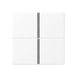 Jung Tastensatz 4fach, F40, Serie A, schneeweiß...