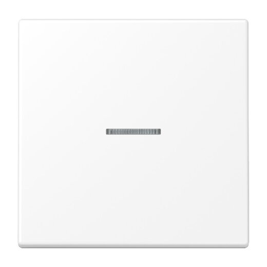 Jung Wippe 1fach mit Lichtleiter, Serie LS, schneeweiß matt LS990KO5WWM