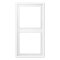 Jung Rahmen 2fach, LS 990, schneeweiß matt LS982WWM