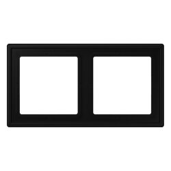 Jung Rahmen 2fach, Thermoplast lackiert, LS ZERO,...