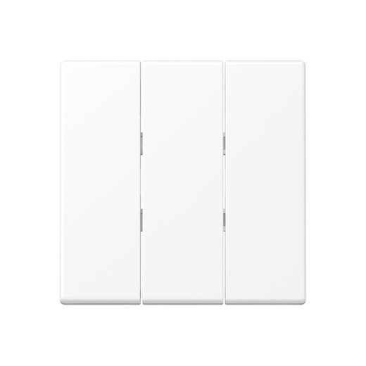 Jung Wippe 3fach, Thermoplast lackiert, Serie A, schneeweiß matt A593BFWWM