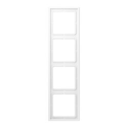 Jung Rahmen 4fach, LS 990, schneeweiß matt...