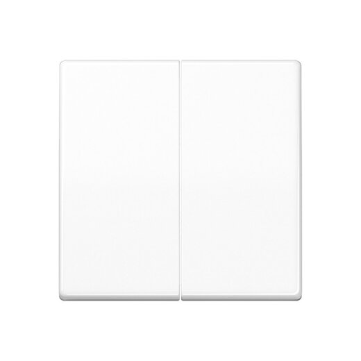 Jung Wippe für Taster 2fach, Duroplast, Serie AS, alpinweiß AS102WW