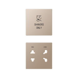 Jung Abdeckung 2fach, Shavers only, Serie A, champagner...