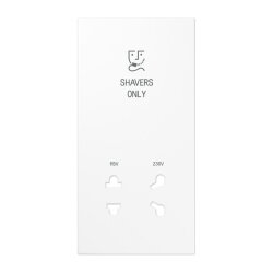 Jung Abdeckung 1fach, Shavers only, Duroplast, Serie LS,...