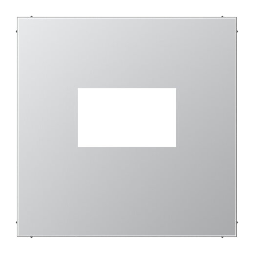 Jung Abdeckung für USB-Ladegerät, (gerastet), Serie LS, Aluminium AL1969USB