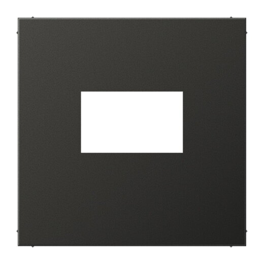 Jung Abdeckung für USB-Ladegerät, (gerastet), Serie LS, anthrazit (lackiertes Aluminium) AL1969USBAN