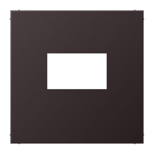 Jung Abdeckung für USB-Ladegerät, (gerastet), Serie LS, dark (lackiertes Aluminium) AL1969USBD