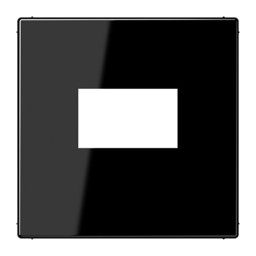 Jung Abdeckung für USB-Ladegerät, (gerastet), Serie LS, schwarz LS1969USBSW