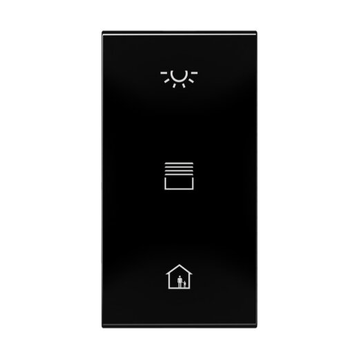 Jung Abdeckung in Tastenfarbe, F50, Serie CD, schwarz CD50NATXSW-L