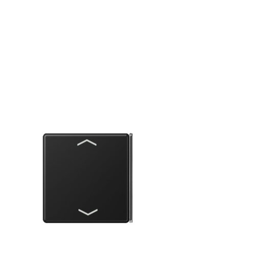 Jung Taste 4fach, 2+3, mit Pfeilsymbolen, F40, Serie A, graphitschwarz matt A404TSAPSWM23