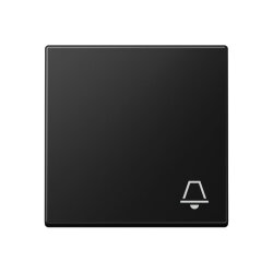 Jung Wippe 1fach, Symbol Klingel, Serie A, graphitschwarz...