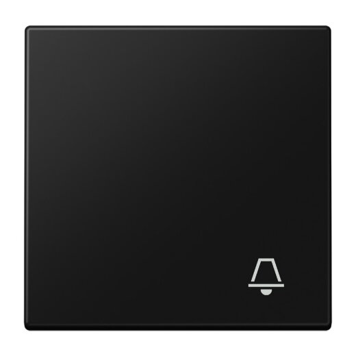 Jung Wippe 1fach, Symbol Klingel, Serie LS, graphitschwarz matt LS990KSWM