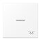 Jung Wippe 1fach mit Lichtleiter, Symbol Licht, Serie LS, schneeweiß matt LS990KO5LWWM
