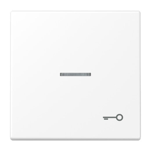 Jung Wippe mit Lichtleiter, Symbol Tür, Serie LS, schneeweiß matt LS990KO5TWWM