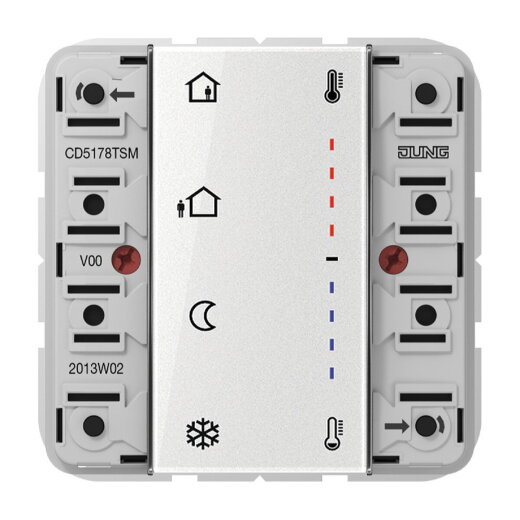 Jung KNX Stetigregler-Modul, 2fach, F50, Serie CD CD5178TSM