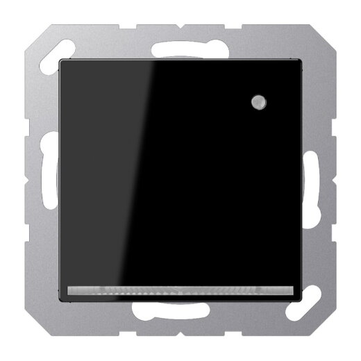 Jung LED-Orientierungslicht mit integriertem Helligkeitssensor, Thermoplast, Serie A, schwarz A1539-OSWLNW