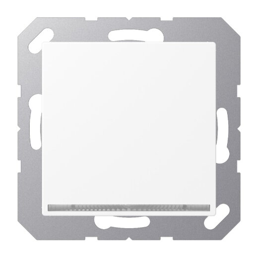 Jung LED-Orientierungslicht, Thermoplast lackiert, Serie A, schneeweiß matt A1539-OOWWMLNW