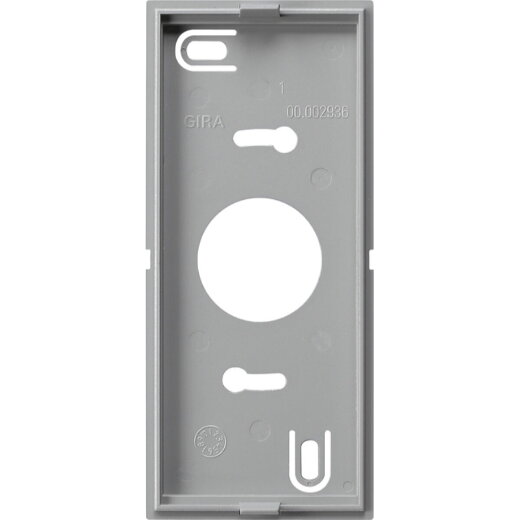 Gira Montageplatte 850526 W-Station AP+Gong System55 F alu