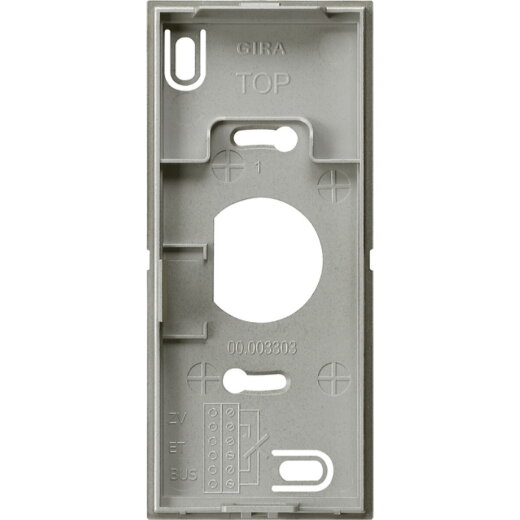 Gira Montageplatte 851020 W-Station Video AP E22 edel