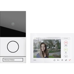 Gira Video-Sprechanlagen-Set 2431902 1-Fam. Wohnungsst....