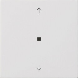 Gira Aufsatz KNX RF 1f Pfeile Flächenschalter rw