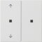 Gira Aufsatz KNX RF 2f Pfeile Sys 55 rw m