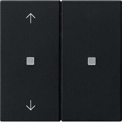 Gira Aufsatz KNX RF 2f Pfeile Sys 55 sw m