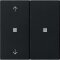 Gira Aufsatz KNX RF 2f Pfeile Sys 55 sw m