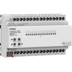 Gira Schalt-/Jalousieaktor 502800 16f/8f 16 A REG Std KNX...